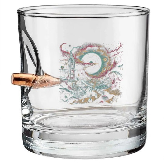 Weirdcore Aesthetic Nightmare Dreamcore Bullet Whiskey Glasses