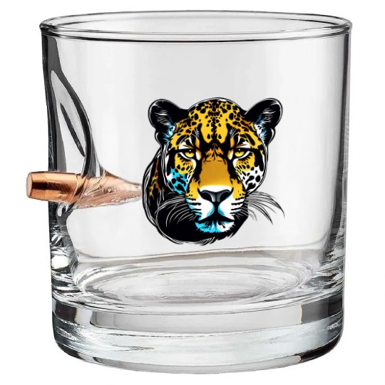 Cheetah Bullet Whiskey Glasses