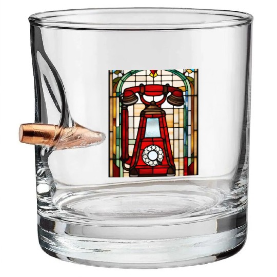 Telephone nostalgia Bullet Whiskey Glasses