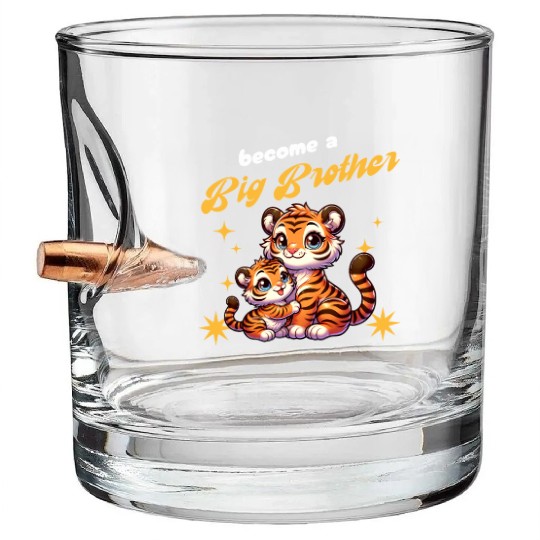 I'm Going To Be A Big Brother Sweet Tigers, Bullet Whiskey Glasses