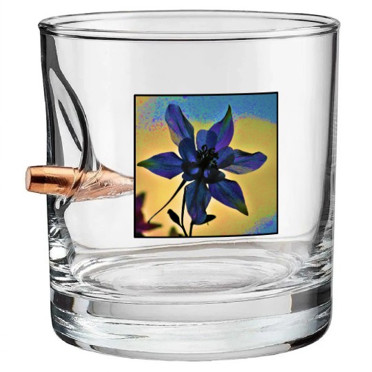 Columbine Color Bullet Whiskey Glasses
