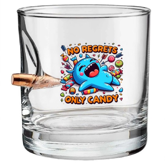 Disneyland No Regrets Only Candy Bullet Whiskey Glasses