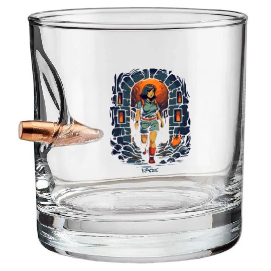 Explore the Dungeon with Dora Bullet Whiskey Glasses
