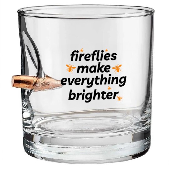 Fireflies Firefly Lightning Bug Insect Collector Bullet Whiskey Glasses