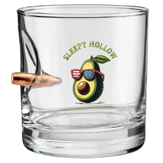 Sleepy hollow avocado Bullet Whiskey Glasses