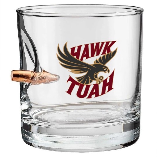 Hawk Tuah Apparel - Soar with Style Bullet Whiskey Glasses