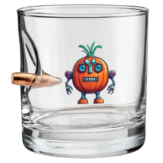Robot Onion Bullet Whiskey Glasses
