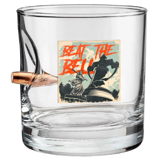 Queen of Liberty use baseball bat to beat the bell Bullet Whiskey Glasses