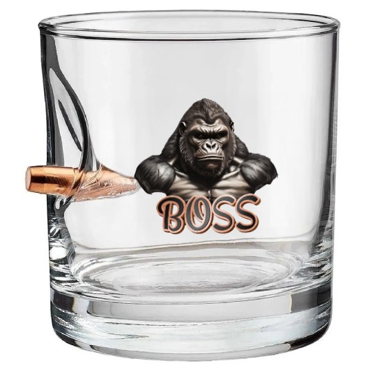 "Boss of the Wild" Bullet Whiskey Glasses