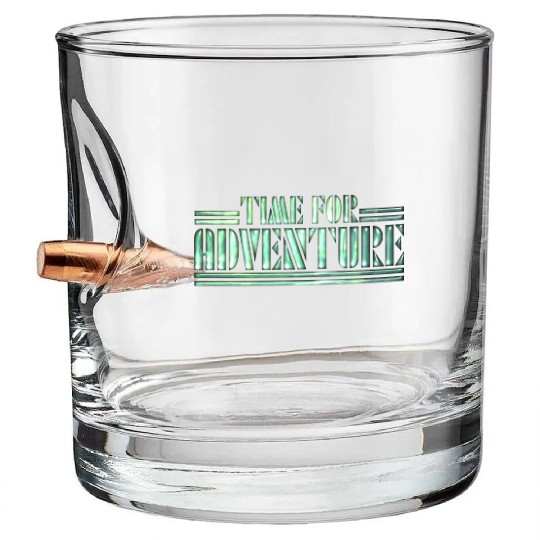 Time for Adventure Bullet Whiskey Glasses