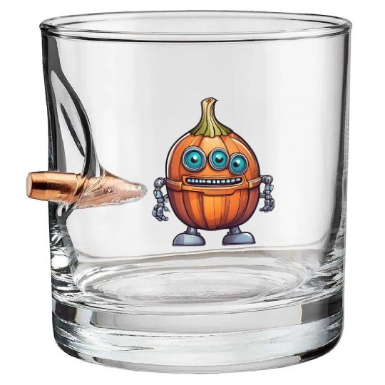 Robot Onion Bullet Whiskey Glasses