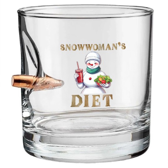 Snowwoman's Sweet and Salty Cravings Bullet Whiskey Glasses