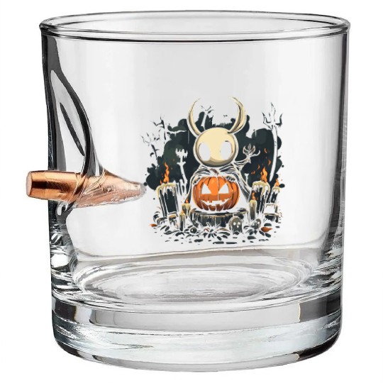 Spooky Hollow Knight Bullet Whiskey Glasses