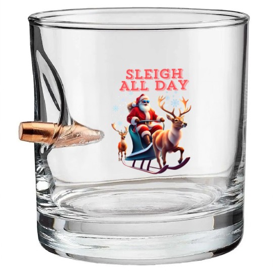 Sleigh All Day Bullet Whiskey Glasses