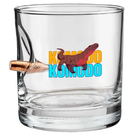 Fierce Komodo Dragon Bullet Whiskey Glasses