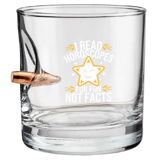 Astrology Skeptic Critical Thinking Bullet Whiskey Glasses