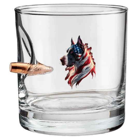 Great Dane Bullet Whiskey Glasses