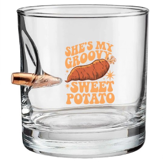 She's my Groovy Sweet Potato Bullet Whiskey Glasses