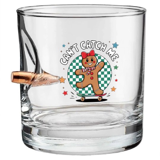 Merry Christmas , Christmas tree retro Bullet Whiskey Glasses