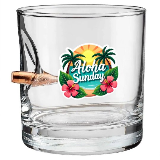 Aloha Sunday Bullet Whiskey Glasses