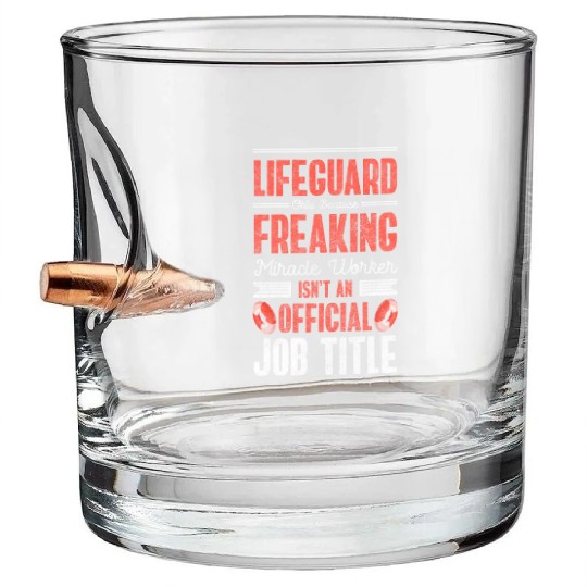Lifeguards Swimming Pool Lifebuoy Swimming Trunks Bullet Whiskey Glasses