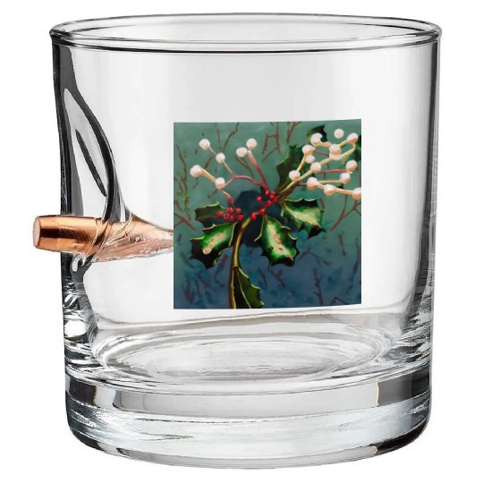 Your mistletoe Bullet Whiskey Glasses