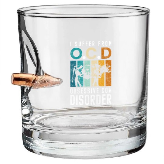 Cattle Farmer Calf Farmer Bullet Whiskey Glasses