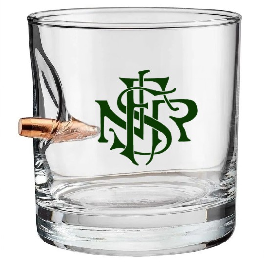 Our Lady of the Rosary of Fátima - NSRF monogram Bullet Whiskey Glasses