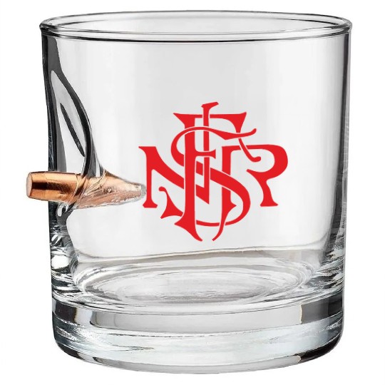 Our Lady of the Rosary of Fátima - NSRF monogram Bullet Whiskey Glasses