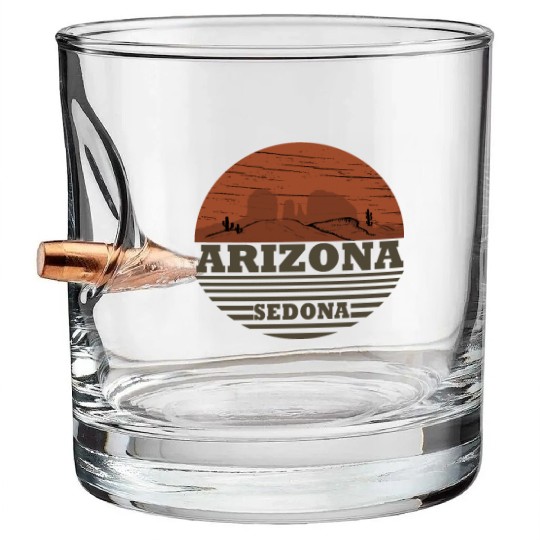Arizonna Sedona Bullet Whiskey Glasses