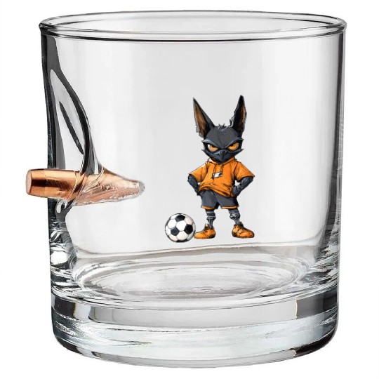 Bat soccer Bullet Whiskey Glasses