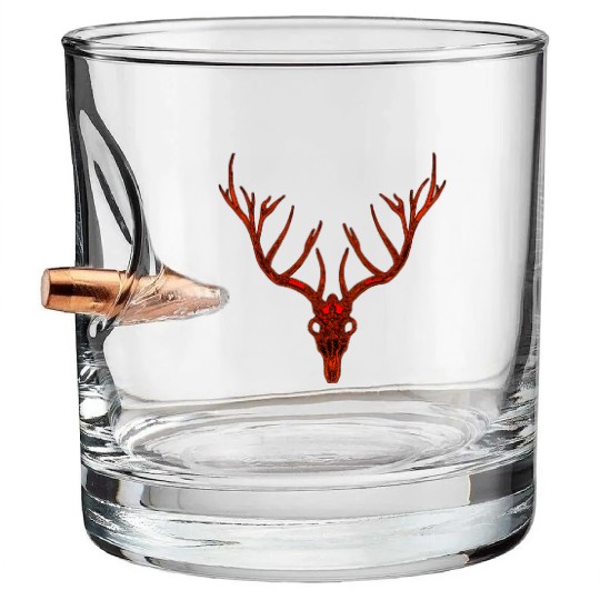 Reindeer Skull 2401 Bullet Whiskey Glasses