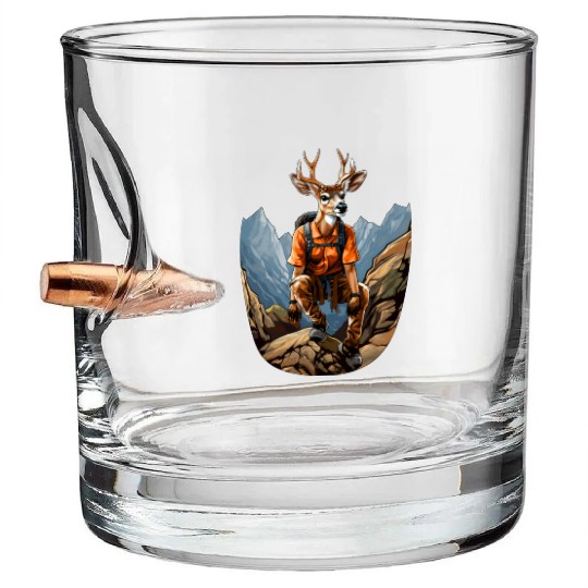 Deer Mountaineering / Hiking Deer Bullet Whiskey Glasses