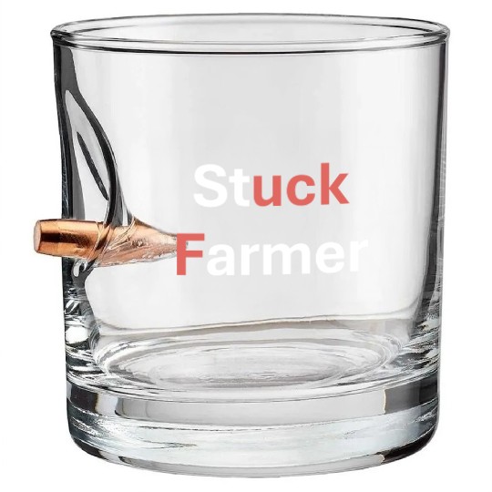 Stuck Farmer Bullet Whiskey Glasses