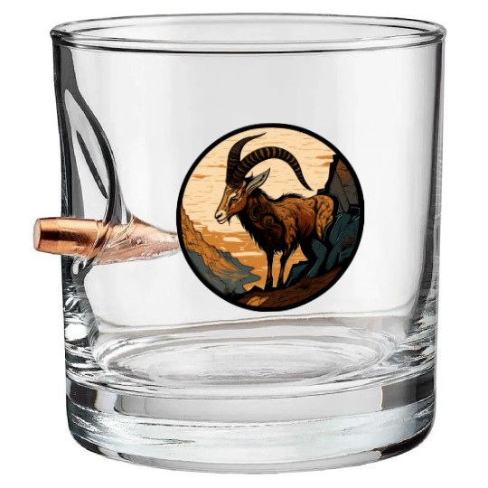 Capricorn Bullet Whiskey Glasses