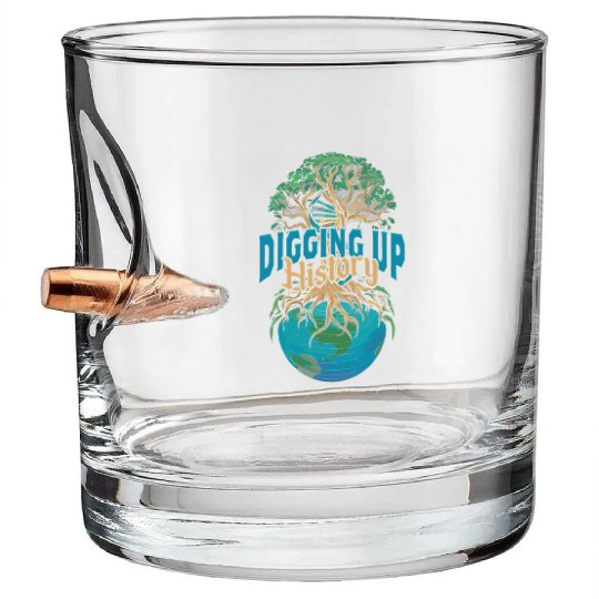 Genealogy Genealogist Ancestry Bullet Whiskey Glasses