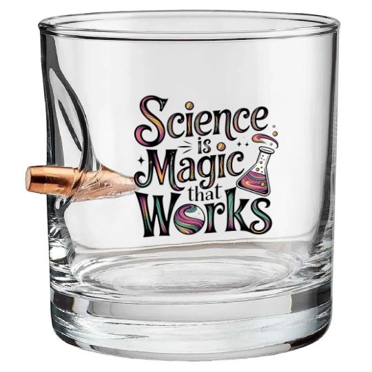 Science Powerhouse Bullet Whiskey Glasses