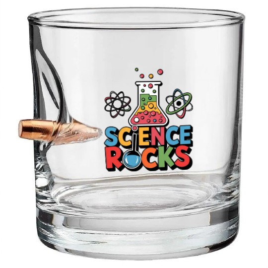 Science Powerhouse Bullet Whiskey Glasses
