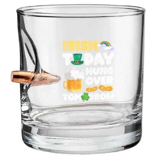 Irish Vacation Ready Tourism Alcohol Bullet Whiskey Glasses