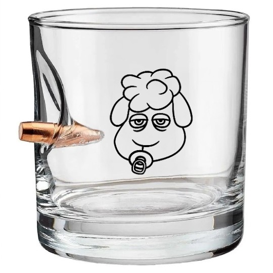 Sheep Baby Toddler Face Pacifier Child Head Lamb Bullet Whiskey Glasses