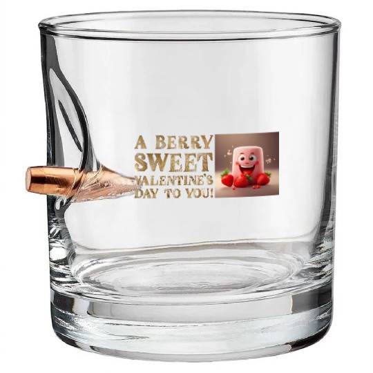 A Berry Sweet Valentine's Day Bullet Whiskey Glasses