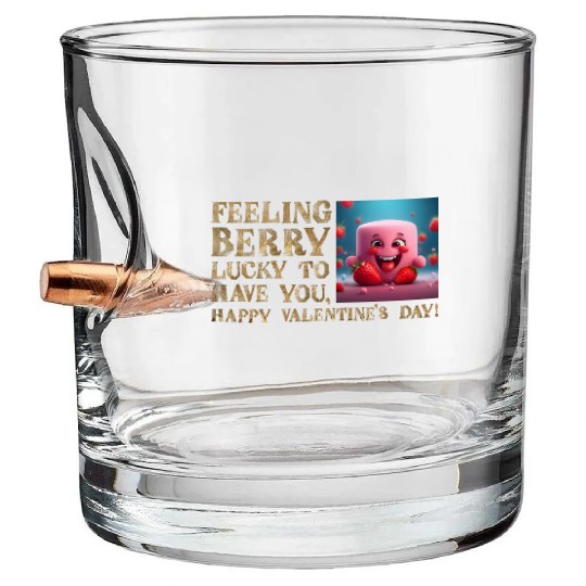 Feeling Berry Lucky to Have You! Bullet Whiskey Glasses