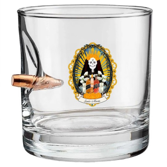 Regal Santa Muerte Bullet Whiskey Glasses
