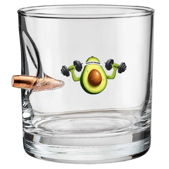 Avocado Fitness Bullet Whiskey Glasses