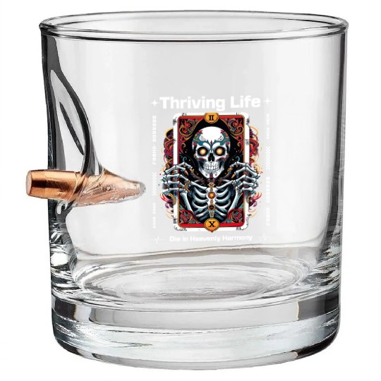 Thriving Life Bullet Whiskey Glasses