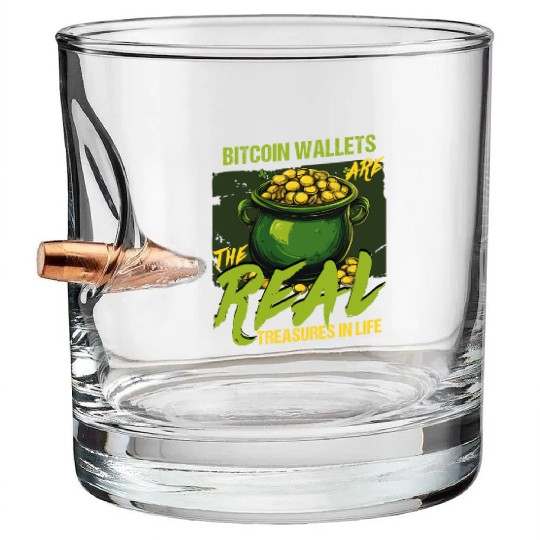 St Patricks Day Bitcoin Wallets The Real Treasures Bullet Whiskey Glasses