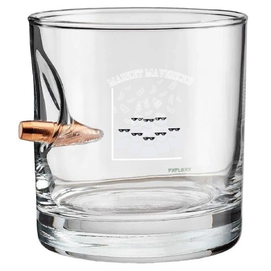 Market Mavericks Bullet Whiskey Glasses