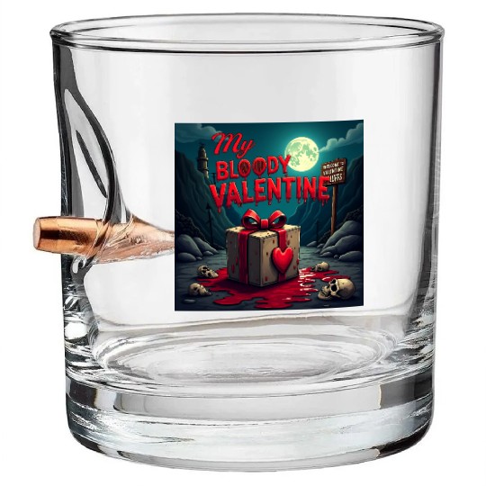 My bloody Valentine Bullet Whiskey Glasses