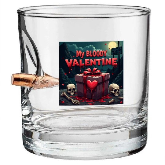 My bloody Valentine Bullet Whiskey Glasses