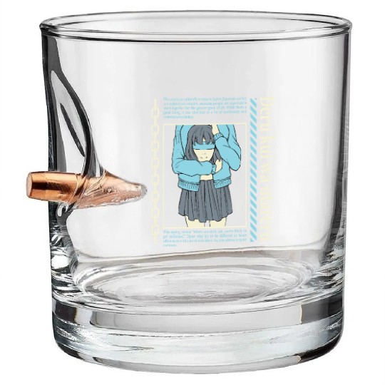 Anime Japanese Streetwear Bullet Whiskey Glasses